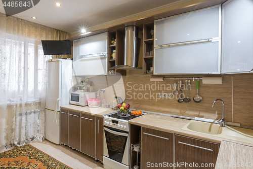 Image of Work area in the apartment kitchen