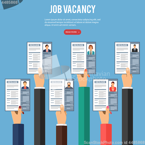 Image of Job Agency Employment and Hiring Concept