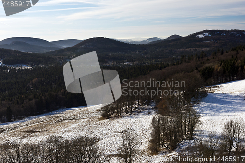 Image of Mountain landscape in late autumn