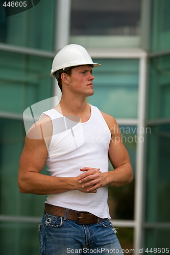 Image of Fit construction worker