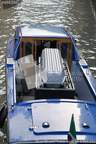 Image of Casket in Boat