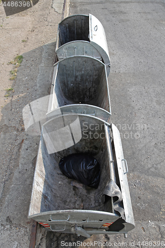 Image of Bag in Dumpster