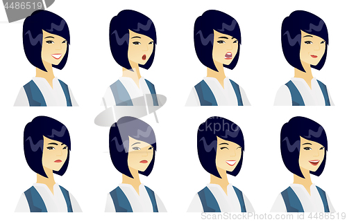 Image of Vector set of business characters.