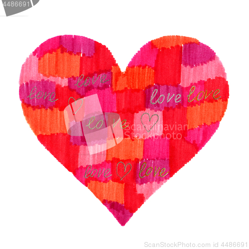 Image of Abstract bright heart 