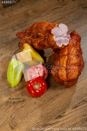 Image of Ham, Tomato And Pepper