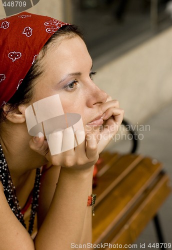 Image of unhappy woman