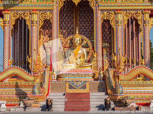 Image of Buddhist temple in Huai Yai, Chonburi, Thailand