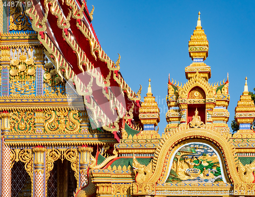 Image of Buddhist temple in Huai Yai, Chonburi, Thailand