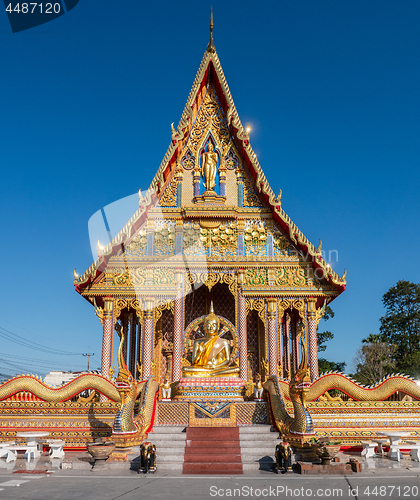 Image of Buddhist temple in Huai Yai, Chonburi, Thailand