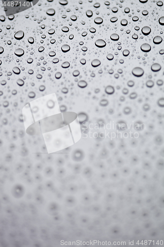 Image of water drops on the window 