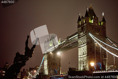 Image of Night view of Tower Bridge