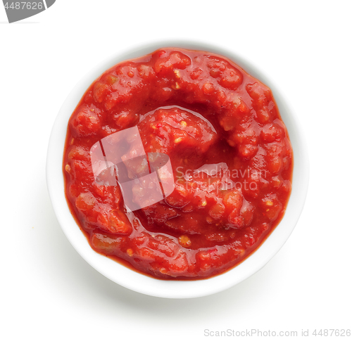 Image of bowl of mexican salsa sauce 