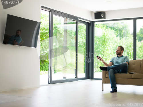 Image of young man enjoying free time