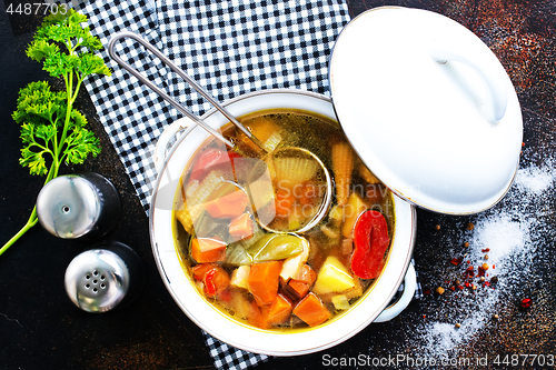 Image of vegetable soup