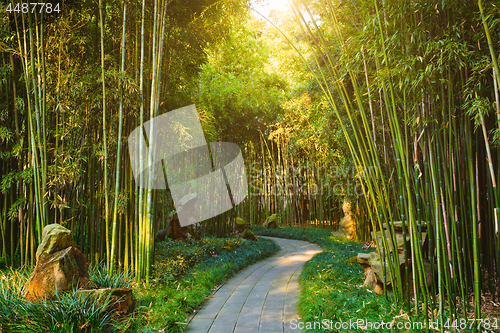 Image of Wangjiang Pavilion in Wangjianglou park. Chengdu, Sichuan, China