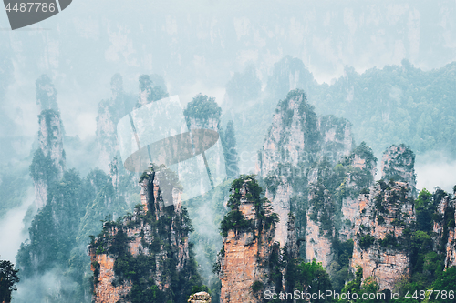 Image of Zhangjiajie mountains, China