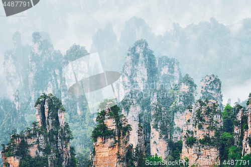 Image of Zhangjiajie mountains, China