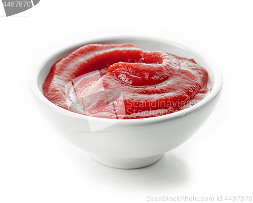 Image of bowl of tomato sauce ketchup