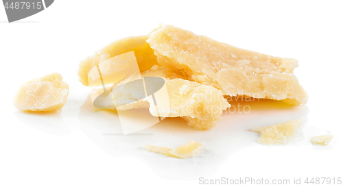 Image of pieces of parmesan cheese