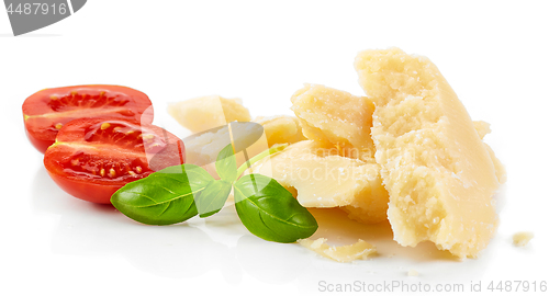 Image of pieces of parmesan cheese