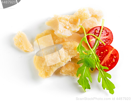 Image of pieces of parmesan cheese