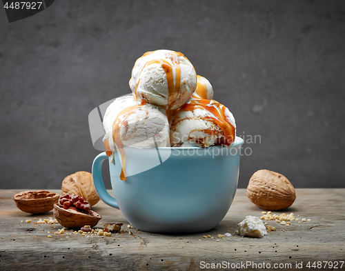 Image of walnut ice cream