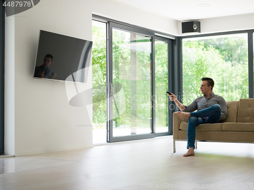 Image of young man enjoying free time