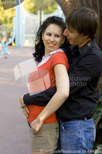 Image of couple in the park