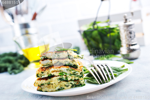 Image of omelette with spinach