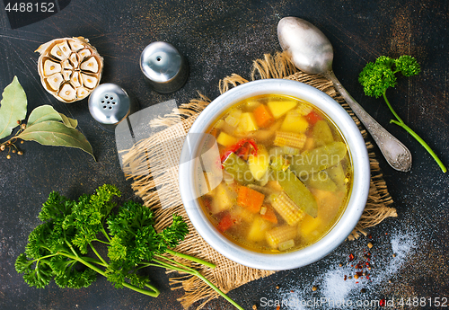 Image of vegetable soup