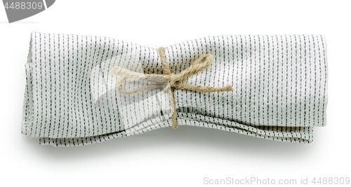 Image of folded cotton napkin