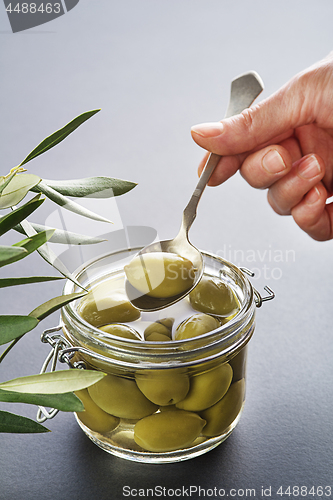 Image of Olives in jar