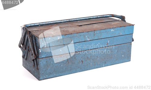 Image of Old metal toolbox