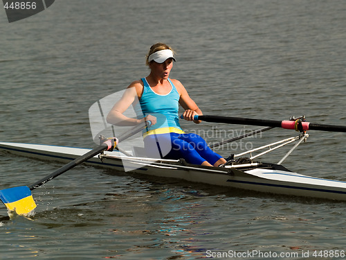 Image of Rowing girl