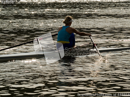 Image of Rowing girl