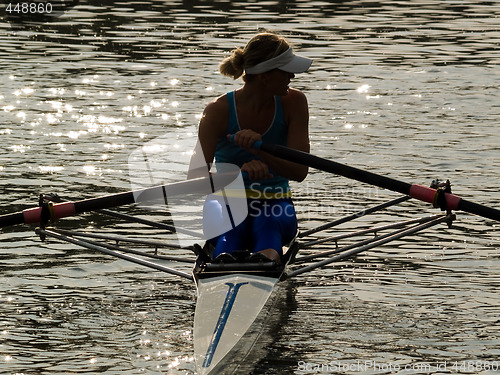 Image of Rowing girl