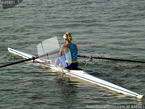 Image of Rowing girl