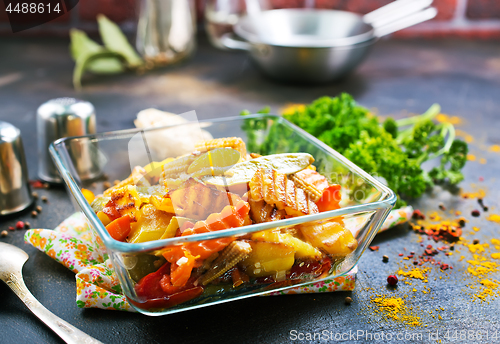 Image of baked vegetables