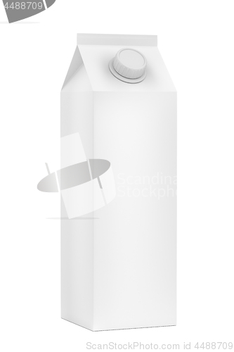 Image of Blank packaging for milk