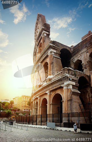 Image of Wall of Colosseum