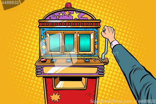 Image of one-armed bandit slot machine