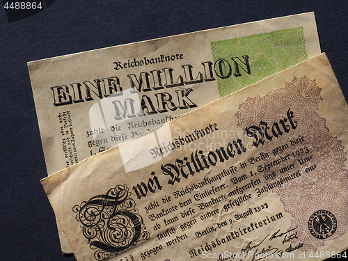 Image of Eine und Zwei Million Mark (One and Two Million Mark) notes