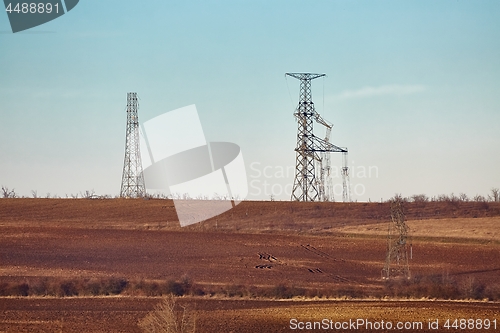 Image of Electric lines collapsed