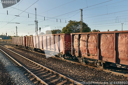 Image of Freight Train Wagons