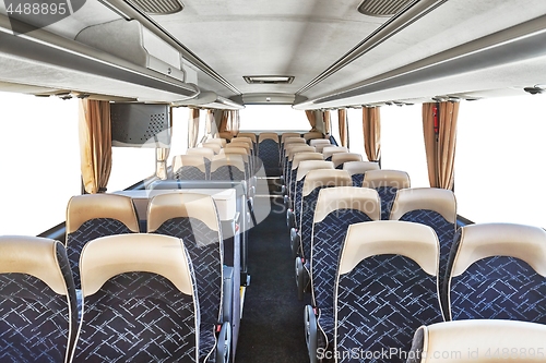 Image of Bus interior seats