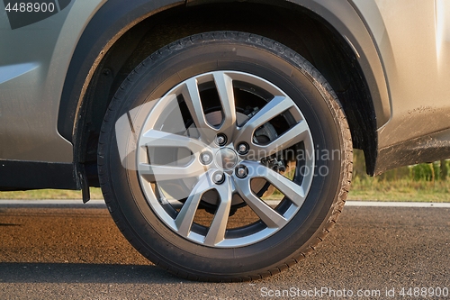 Image of Wheel of a 4x4 vehicle