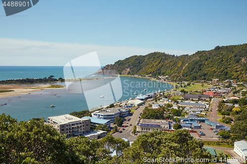 Image of View of Whakatane in New Zealand