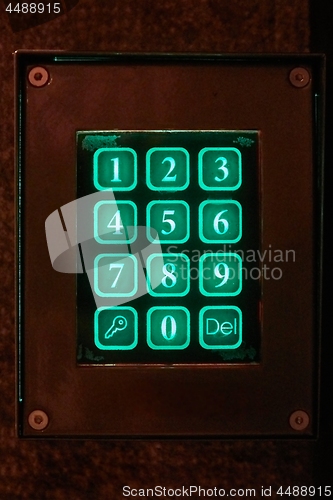 Image of Intercom in the dark