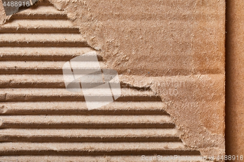 Image of Torn piece of cardboard