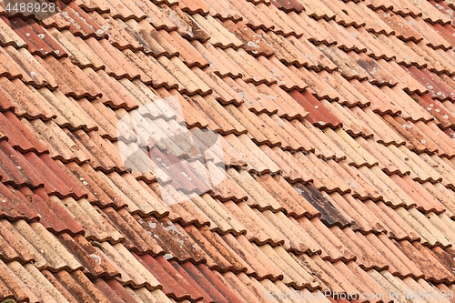 Image of Roof tiles texture